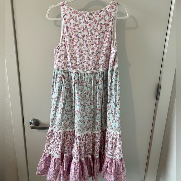 XS NWT LoveShackFancy for Target Pink Multi-Floral Dress - Picture 3 of 6